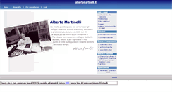 Desktop Screenshot of albertomartinelli.com