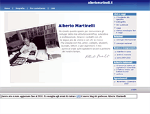 Tablet Screenshot of albertomartinelli.com